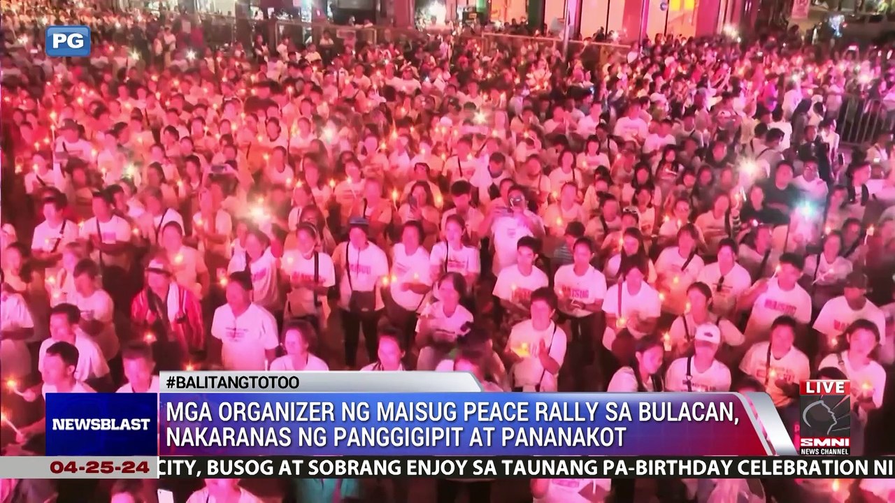 Mga organizer ng MAISUG Peace Rally sa Bulacan, nakaranas ng panggigipit at pananakot