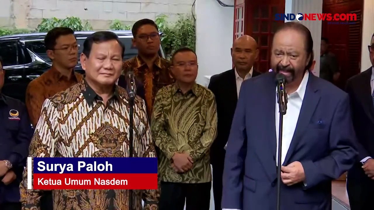 Surya Paloh Tegaskan Nasdem Dukung Penuh Pemerintahan Prabowo-Gibran