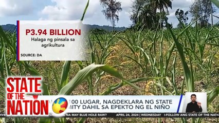 Mahigit 100 lugar, nagdeklara ng state of calamity dahil sa epekto ng El Niño | SONA ( Aired April 24, 2024)