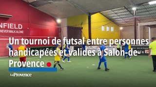 Un tournoi de futsal entre personnes handicapées et valides à Salon-de-Provence