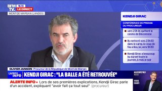 Olivier Janson, procureur de la République de Mont-de-Marsan, a tenu une conférence de presse sur l'affaire Kendji Girac.