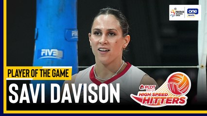 PVL Player of the Game Highlights: Savi Davison stars with 27 points in PLDT's maiden win over Creamline