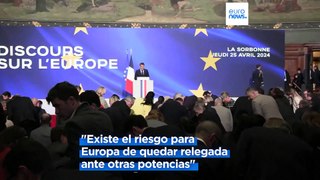 El controvertido discurso de Macron sobre Europa en plena campaña por las elecciones europeas