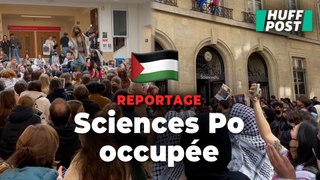 À Sciences Po Paris, un sit-in à l’américaine organisé par les étudiants pour la Palestine