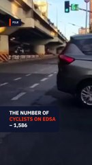 Descargar video: Only 1,500 cyclists on EDSA daily, says MMDA. Another bike count says it’s more like 7,000.