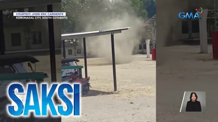 Dust devil, nabuo sa gitna ng mainit na panahon sa isang paaralan | Saksi
