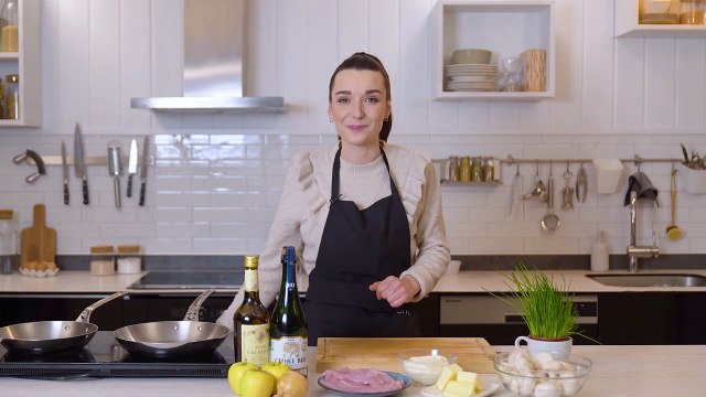 Escalope normande, cidre et Calvados