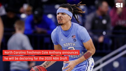 North Carolina's Cole Anthony Declares for 2020 NBA Draft