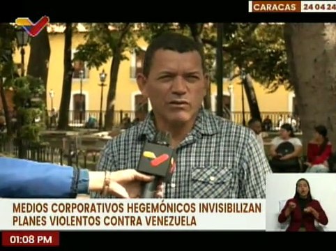 Caracas | Ciudadanos opinan que los medios de comunicación hegemónicos tergiversan la información