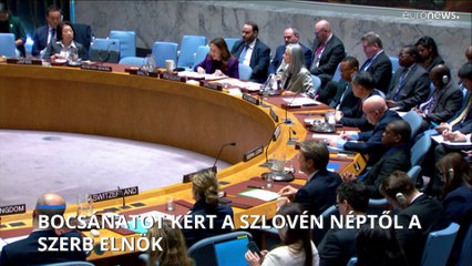 Bocsánatot kért a szlovén néptől a szerb elnök