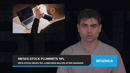 Meta's Stock Plummets 19% After Earnings Call, Wiping Out $200 BILLION in Market Value