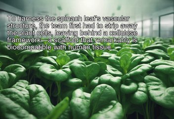 "Revolutionizing Tissue Engineering: Spinach Leaf's Botanical Solution"