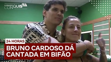 Bruno Cardoso pede 'beijinho' e aposta em cantada para cima de Bifão | A Grande Conquista