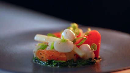 Printanière de légumes à la vanille