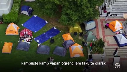 Dünya, ABD'yi sarsan Gazze eylemlerini konuşuyor