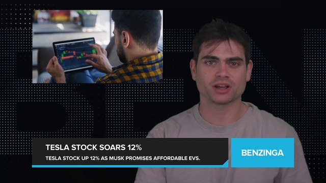 Tesla Stock Soars 12% as Elon Musk Promises More Affordable Electric Vehicles