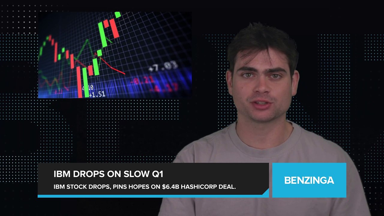 IBM Stock Plummets as Disappointing Q1 Sales Growth as It Aims to Boost Revenue and Profit Margins with $6.4 Billion HashiCorp Deal