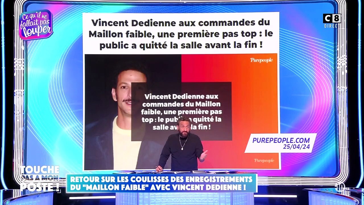 Cyril Hanouna commente, dans "Touche pas à mon poste", les audiences de la première quotidienne de "Secret Story"