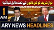 ARY News 1 AM Headlines | 26th April 2024 | Nawaz Sharif Ko Kis Qanoon Ke Tehat Na Ahal Kya Gaya ?