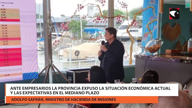 Ante empresarios la provincia expuso la situación económica actual y las expectativas en el mediano plazo