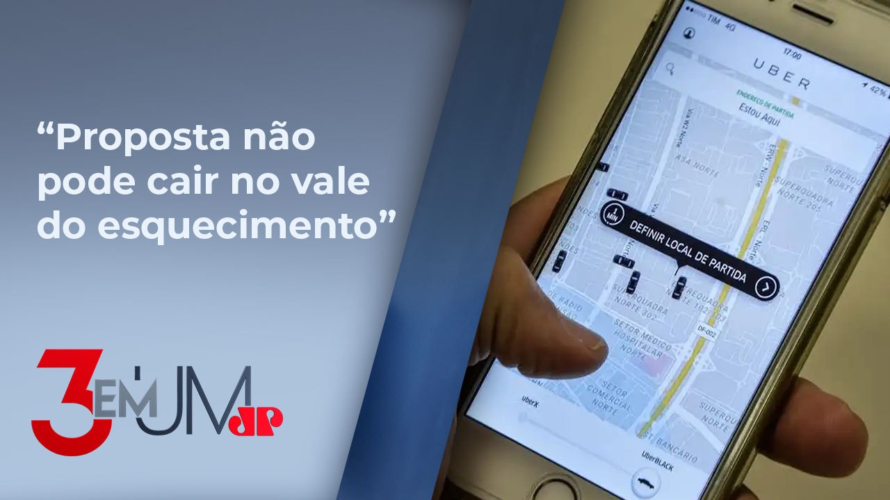 Marinho fala sobre regulamentação dos motoristas de aplicativos