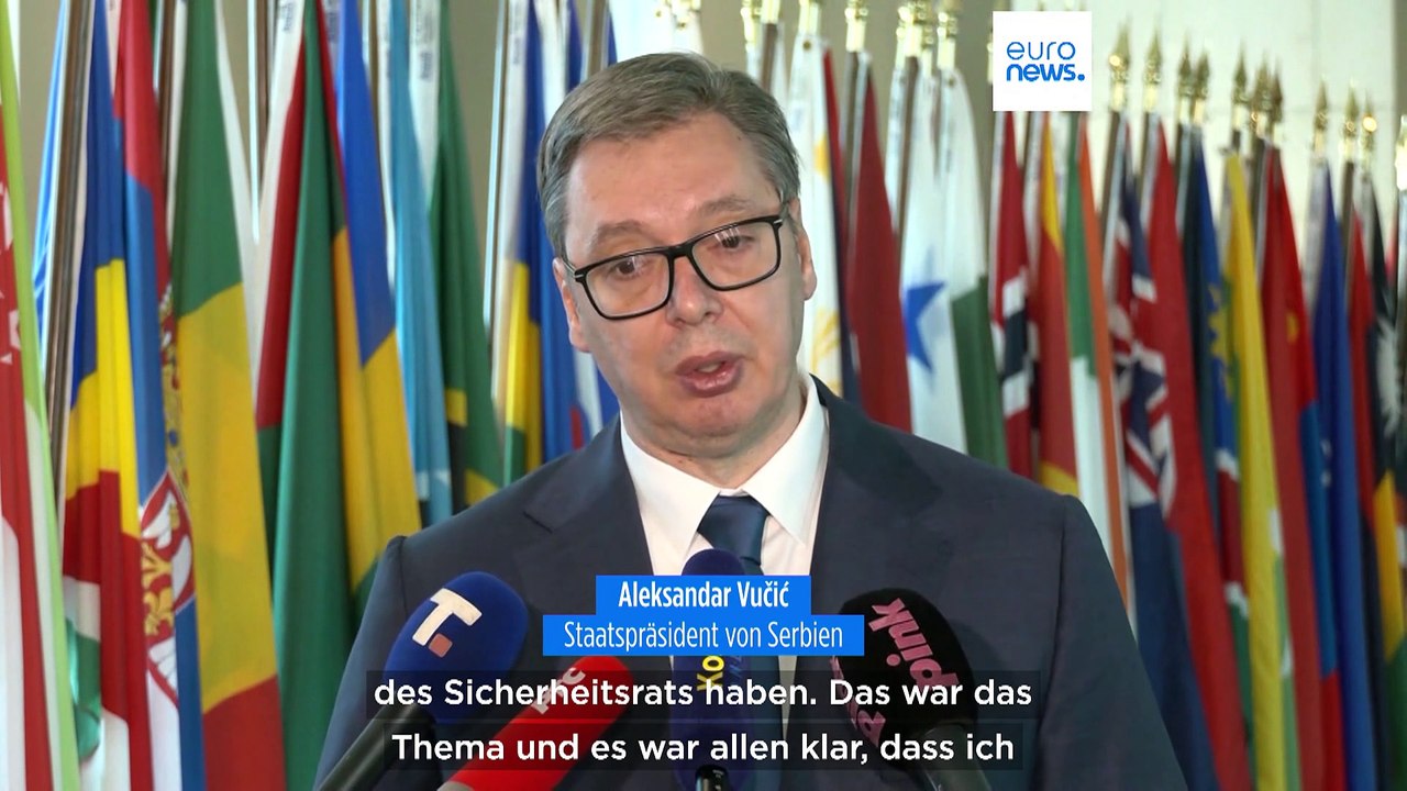 Spannungen auf dem Balkan: Serbischer Präsident Vučić nennt Slowenen 'abscheulich'