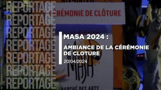 Ambiance de la cérémonie de cloture du MASA 2024