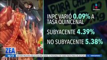 La inflación general anual se aceleró a 4.63% en la primera quincena de abril