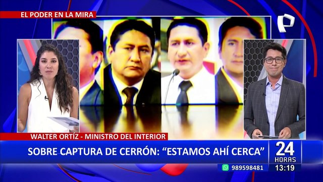 Ministro del Interior asegura que están cerca de capturar al prófugo Vladimir Cerrón