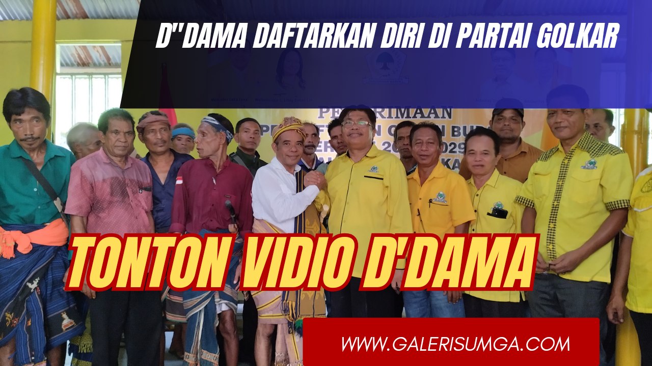 Dominggus Dama Resmi Mendaftar di DPC Partai Golkar!