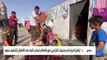 ارتفاع الحرارة في مخيمات النازحين دفع بالأهالي لسكب الماء على الأطفال للتخفيف عنهم #غزة #فلسطين #العربية