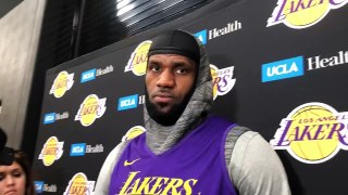 LeBron James on the Lakers  chemistry