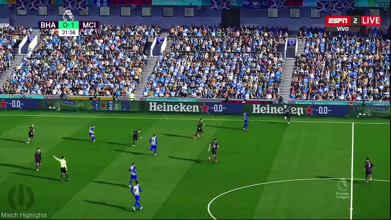 Brighton vs Manchester City _ 2024 Premier League _ Match Highlights
