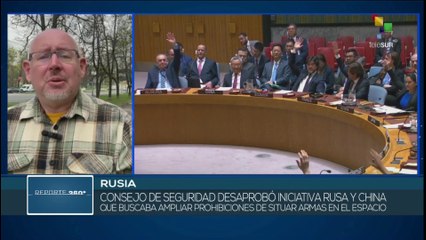 Consejo de Seguridad de la ONU desaprobó la iniciativa de Rusia y China sobre la prohibición de armas en el espacio.