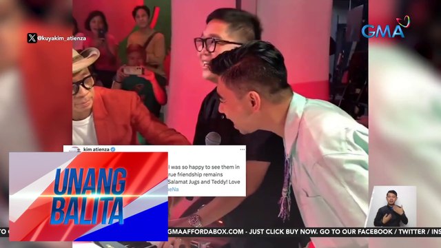 Kuya Kim, reunited with It's Showtime hosts Jugs and Teddy sa set ng TiktoClock | UB