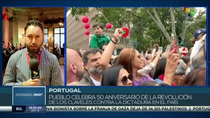 50 aniversario de la revolución de los claveles se celebra en Portugal