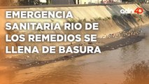 Rio de los Remedios se encuentra lleno de basura vecinos exigen declarar ¡Alerta Sanitaria!