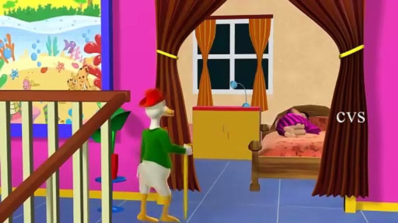 Goosey Goosey Gander - English Nursery Rhyme for Kids & Children with Lyrics