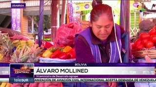 En Bolivia, el programa estatal enfrenta una disminución en la producción de alimentos