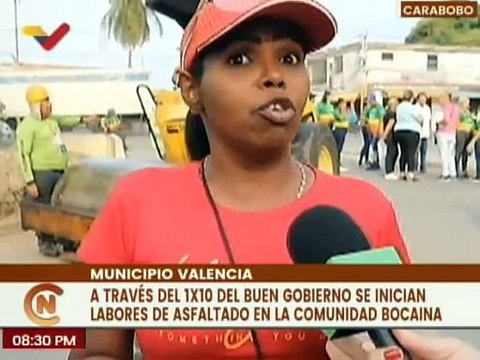 Carabobo | 1X10 del Buen Gobierno inicia labores para la reparación de asfaltado en el mcpio. Valencia