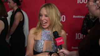 Kylie Minogue's TIME100 Gala Red Carpet Interview