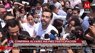 Jorge Álvarez Máynez afirma su asistencia para el segundo debate presidencial