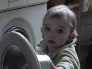 Dans la machine à laver