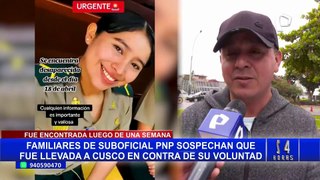 Policía reportada como desaparecida fue hallada con vida en Cusco