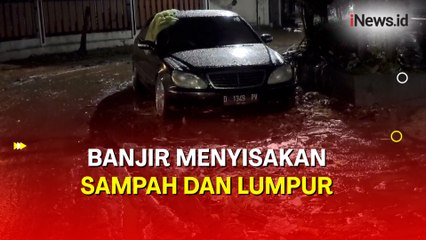 Banjir Terjang Bandung Timur, Sisa Sampah dan Lumpur Berserakan