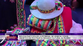 Entrevista Gabriela Saraavia - Bolivia- CULTURA EDICIÓN CENTRAL 25-04-2024 Bienal de Venecia 60° Edición