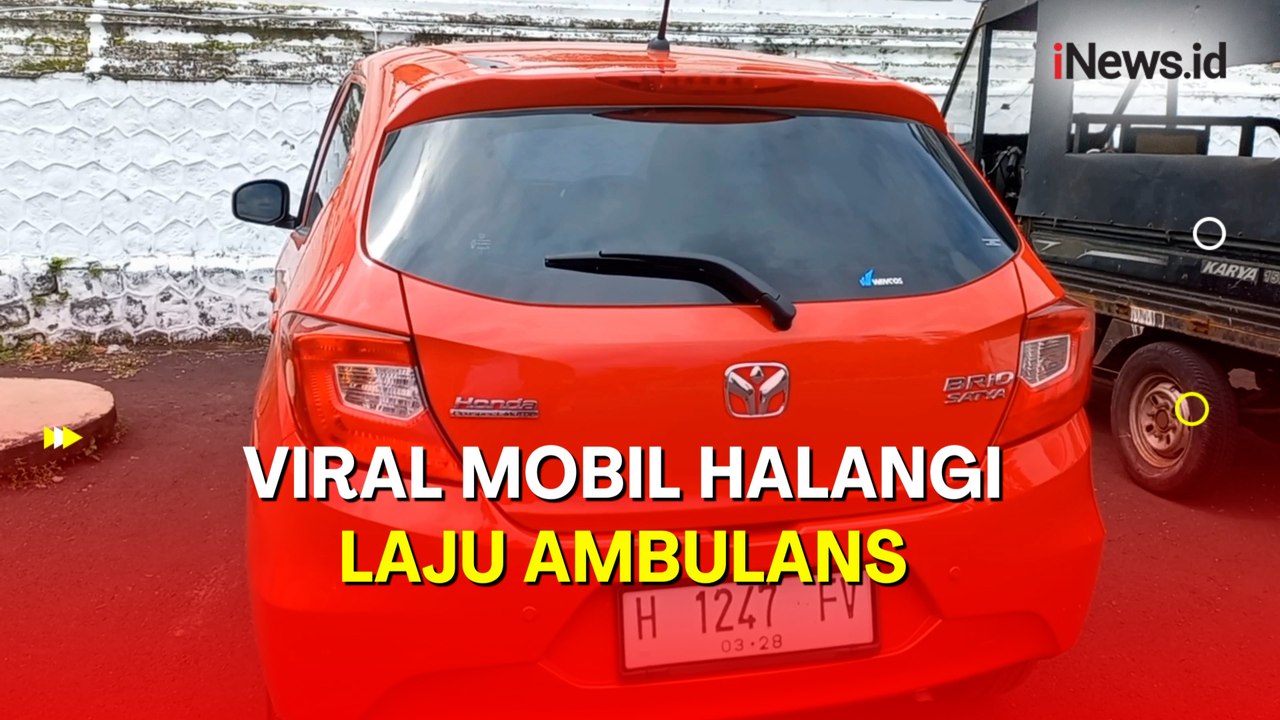 Mobil Pribadi Halangi Ambulans PMI yang Antar Pasien di Salatiga Dihalangi