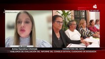 Anna Karolina Chimiak habla del informe de actividades del Consejo Estatal Ciudadano de Búsqueda