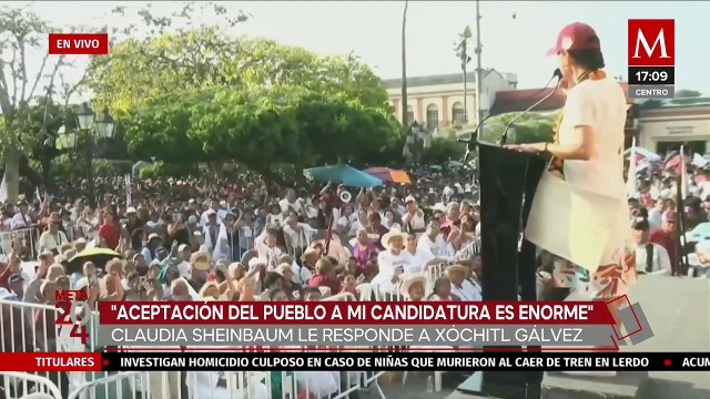 Nosotros hacemos política con amor, no con odio : Claudia Sheinbaum
