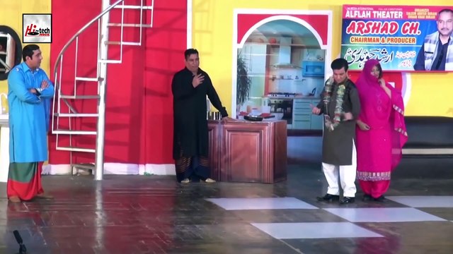 CHOTI TARIQ TEDI WASTEY ZAFRI KHAN - LATEST COMEDY STAGE DRAMA CLIP - HI-TECH PAKISTANI